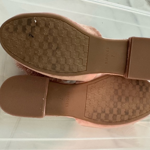 Birdies Women's Blush Fringe Slippers - Picture 3 of 8